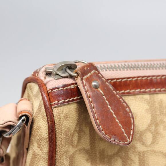 DIOR Shoulder Bag Leather Beige Silver Pink - Picture 15 of 16